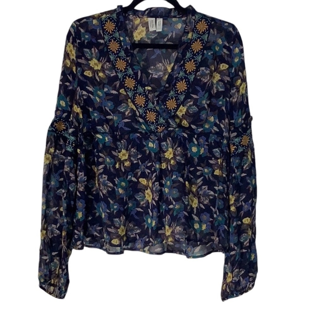 Meadow Rue by Anthropologie Multi-color Blouse